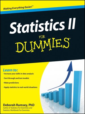 cover image of Statistics II for Dummies